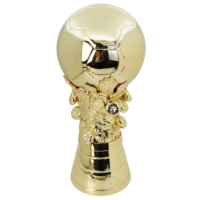 Trophée de football en métal doré surdimensionné de 60cm personnalisé pour les championnats nationaux des jeunes Récompenses et cadeaux de style coupe antique