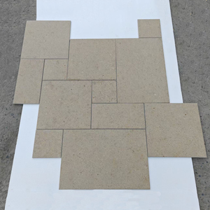 <span class=keywords><strong>Prix</strong></span> de gros Extérieur Naturel Beige Blanc Motif Français <span class=keywords><strong>Pavé</strong></span> Design Moderne Carreau de travertin antique - Product Image 2