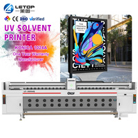 Impresora de Inyección de Tinta UV de Gran Formato LETOP Factory de 3.2M con Cuatro Cabezales de Impresión para Impresión de Pancartas