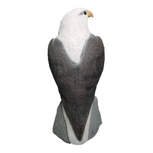 Grand Faucon Réaliste Répulsif pour Oiseaux, Statue Décorative de Jardin pour Éloigner les Nuisibles - Product Image 1