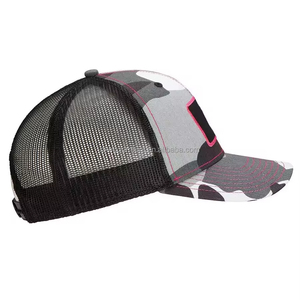 High Quality <b>Summer</b> Headwear Trucker Golf Cap <b>Hat</b> Camouflage Baseball 6 Panel Tracker Cap For Unisex - Product Image 6