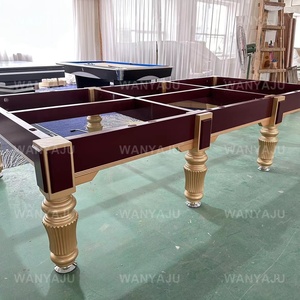 Mesa de Snooker Profesional de Madera Sólida con Cojín, 12 pies, Venta al por Mayor de Fábrica, Mesas de Billar para Club S001 - Product Image 3