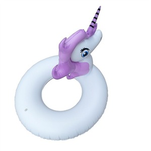 <b>Inflatable</b> Unicorn Swimming Ring 80cm PVC Child Novelty Float Water Toy - Product Image 2