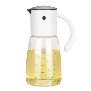 250ml Glass Bottle Stainless Steel Body with PP Lid Gravity Oil <strong>Vinegar</strong> Dispenser <strong>Shaker</strong> for Seasoning Spice Boxed Product - Product Image 1