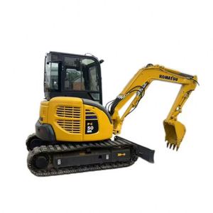 รถขุดไฮดรอลิกแบบตีนตะขาบ Komatsu รุ่น PC50 ขนาดเล็ก ของแท้จากญี่ปุ่น พร้อมห้องโดยสาร - Product Image 1