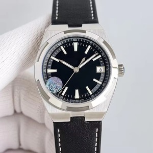 2026 Hot Selling <b>Mens</b> <b>Watch</b> Stainless Steel Case <b>Black</b> Dial <b>Black</b> Genuine Leather Strap Automatic Mechanical Date New - Product Image 1
