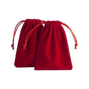 7*9cm Luxury Custom logo Velvet Jewelry Bag for Bracelet <b>Necklace</b> <b>Candy</b> Packaging Pouch for Jewel Premium Gift Bag - Product Image 6