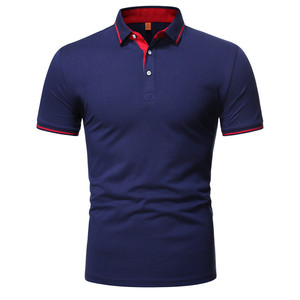 Commercio all'ingrosso di alta qualità presa di fabbrica Polo da <span class=keywords><strong>uomo</strong></span> 2022 nuova camicia pubblicitaria tinta unita Polo Business - Product Image 2