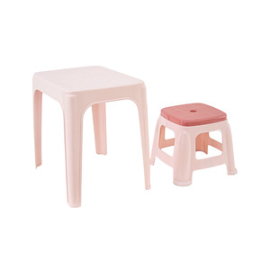 Plastic Outdoor Rectangular Modern <b>Dining</b> <b>Table</b> Stackable <b>Foldable</b> Extendable Lightweight Durable Pastel Color Waterproof PP - Product Image 1