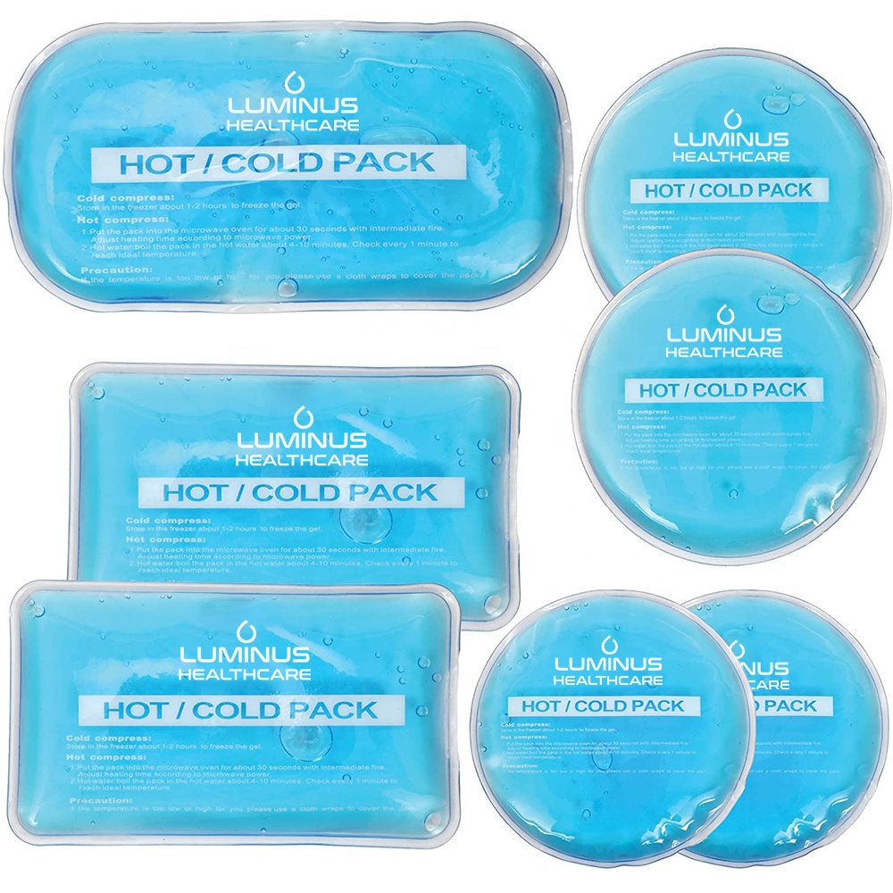 Reusable Hot and Cold Gel Ice Packs for Injuries