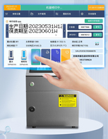 La meilleure imprimante automatique à faible coût et imprimante laser Cij pour les codes QR/Codeur à jet d'encre de date de validité en ligne