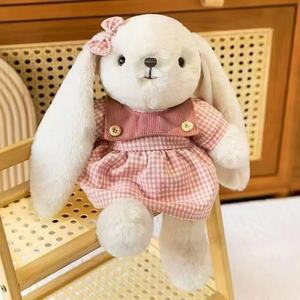 Lindo Peluche de Conejita <span class=keywords><strong>Annie</strong></span>, Pequeño y Suave, Muñeco de Conejo de Poliéster <span class=keywords><strong>S</strong></span>úper Suave para Niñas, Regalo de Cumpleaños para Bebé<span class=keywords><strong>s</strong></span> - Product Image 4