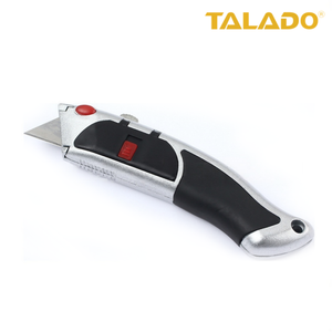 Cuchillo Multiusos con Hoja <span class=keywords><strong>Retráctil</strong></span> <span class=keywords><strong>de</strong></span> Varias Etapas, Resistente a Impactos y con Carcasa Reforzada, para Cortar Papel Tapiz - Product Image 4
