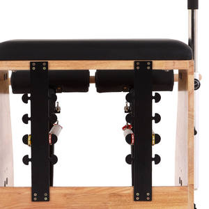 Chaise de <span class=keywords><strong>Pilates</strong></span> en chêne de qualité supérieure, équipement portable de qualité commerciale pour studio de <span class=keywords><strong>Pilates</strong></span> et salle de sport - Product Image 4