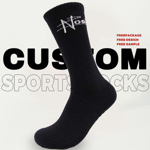 Manufacturer Custom High Quality Sport <b>Socks</b> – Cotton Crew <b>Socks</b> with Jacquard Logo Design Sports <b>Socks</b> for Men Women - Product Image 3