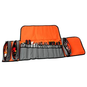 Tool Bag Roll Custom Portable Multipurpose Rolling Up Tool Pouch Bag Canvas Tool Roll