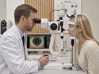 Lámpara de Hendidura Profesional SL-F5 para Examen del Segmento Anterior, Directo de Fábrica