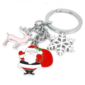 Porte-clés personnalisé de Noël avec breloque Père Noël, bonhomme de neige et sapin de Noël - Product Image 3