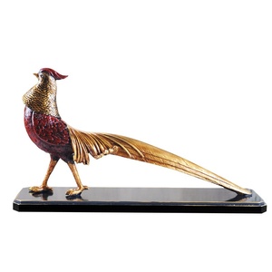 Adorno de Escritorio de Resina Pintado a Mano con Diseño de Faisán, Ideal para Estudio, Dormitorio u Oficina, Decoración Moderna para el Hogar - Product Image 6