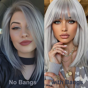 <span class=keywords><strong>Top</strong></span> in pizzo <span class=keywords><strong>con</strong></span> Base in seta grigiastra <span class=keywords><strong>con</strong></span> frangia vergine capelli umani 5x5 pollici Base in silicone Topper Pre pizzicata <span class=keywords><strong>con</strong></span> i capelli del bambino - Product Image 3