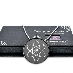 Quantum Science Stainless Steel Energy Quantum Pendant With Negative Ions Japanese Quantum Energy Pendant