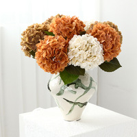Hydrangeas Artificiels Effet Naturel pour Décoration d'Automne – Fleurs Décoratives pour Mariages d'Automne, Événements et Fêtes