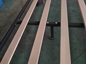 <span class=keywords><strong>Lit</strong></span> gris tapissé en tissu de velours de capacité de chargement de conception bon marché directe d'usine - Product Image 3