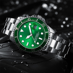 Orologi Sportivi da <span class=keywords><strong>Uomo</strong></span> di Alta Qualità OEM Impermeabili in <span class=keywords><strong>Classico</strong></span> Acciaio Inossidabile Stile di Lusso <span class=keywords><strong>Orologio</strong></span> da Polso da <span class=keywords><strong>Uomo</strong></span> d'Affari al Quarzo con Datario - Product Image 6