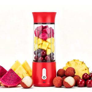 Práctica Licuadora Portátil Recargable por USB para el Hogar, Vaso Mezclador Eléctrico Pequeño para Jugos y Smoothies Caseros - Product Image 2