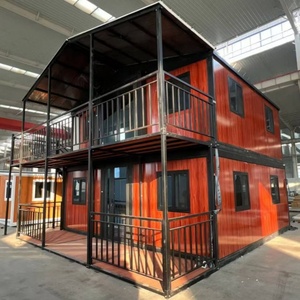Casa Contenedor Expandible de Lujo de 20 pies con Doble Ala, Impermeable, Prefabricada, Modular, para Vivienda Familiar de Dos Pisos y Espacios Exteriores - Product Image 2