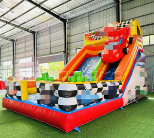 สไลด์ขนาดใหญ่เป่าลมน้ำ/แห้ง<span class=keywords><strong>รถ</strong></span>สไลด์พีวีซีเป่าลมบ้านเป่าลม - Product Image 2