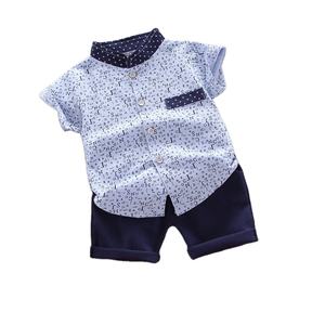 Conjunto de pijama de verano para niños, ropa interior deportiva con estampado de letras, color blanco - Product Image 1