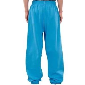 Pantalon de survêtement décontracté pour homme, taille XL, coupe large, personnalisable, vierge, mi-lourd, respirant, taille mi-haute, taille élastique, coloré - Product Image 4