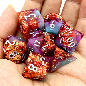 Jeux de société Polyhedral Bord Résine Dnd Dice Set Pour Jeu de Table Cadeau <span class=keywords><strong>Rpg</strong></span> Dice-n15 - Product Image 2