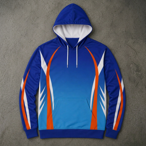 Sudaderas con capucha forradas antipilling al por mayor, de peso pesado, extragrandes, de 240 g/m², de poliéster/algodón, para hombre, de invierno, con forro polar. - Product Image 1