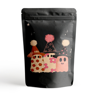 Wholesale Halloween Cartoon Sweet Candy Bags All Saints Halloween Pumpkin Plastic <b>Zip</b> Lock Custom Composite Bag for Food - Product Image 1