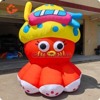 Offre Spéciale Gonflable Lanterne Poisson Dessin Animé Mascotte Gonflable Pufferfish Modèle Blow up Marine Ocean Sea Animal Cartoon