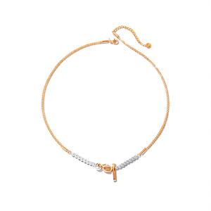 Collier pendentif fin en acier inoxydable 316L plaqué or PVD, bijoux durables et résistants pour femmes - Product Image 2
