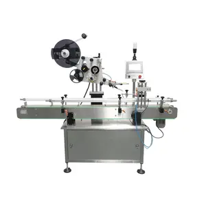 Automatic Flat Card Sticker Label Applicator Upper Box Top Labeling Machine Automatic Plane Labeling Machine PM-100