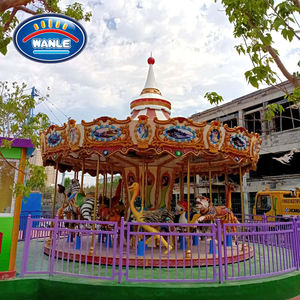 Mini Carrusel Infantil en Venta, Equipo de Parque Infantil, Pequeño Carrusel, Parque de Atracciones, Tiovivo - Product Image 5