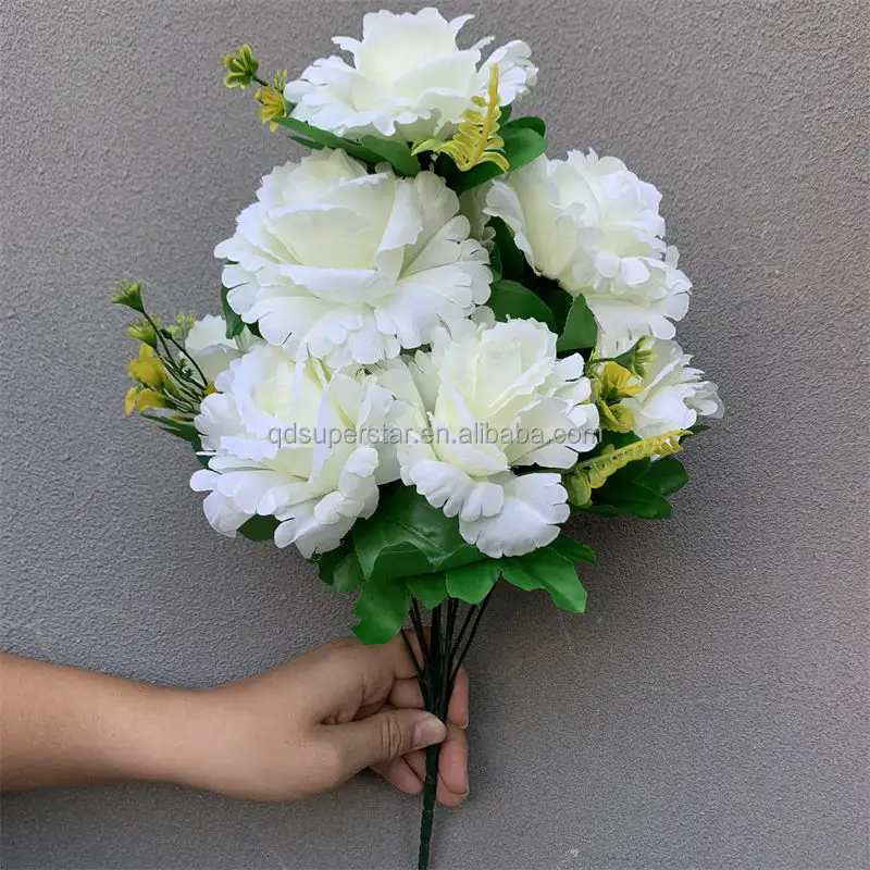 A-101 Super Star Factory Wholesale Home Decor wedding artificial flowers bouquet Artificial Silk Rose Bulk Flowers