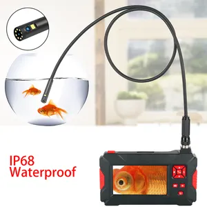 1080P waterproof IP68 5M Wire 8.0mm Double camera Endoscope Camera USB Endoscope With 8 LED Sewer Inspection Camera