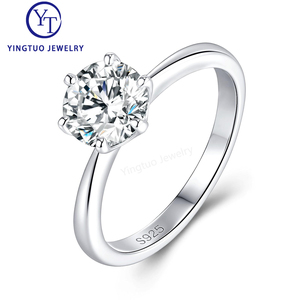 Обручальное кольцо с муассанитом - Product Image 2