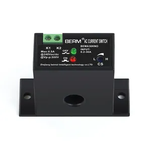 Ac current sensor switch 0.2-200A Optional linkage controller relay 240V Current transformer self-powered sensor switch