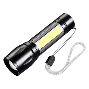 Flashlight <b>Led</b> <b>Rechargeable</b> Battery Zoomable Dimmer Outdoor Aluminum Alloy Mini Portable <b>Torch</b> - Product Image 3