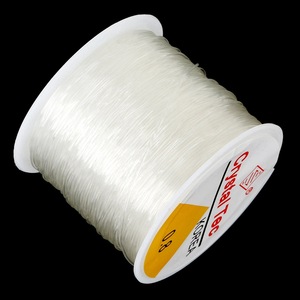 0.8mm accessoires faits à la main bricolage ligne élastique transparente cristal perle ronde chaîne Bracelet collier accessoires - Product Image 5