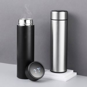 Bouteille d'eau sport intelligente avec affichage LED de la température, gourde isotherme en acier inoxydable 500 ml, flasque sous vide - Product Image 2