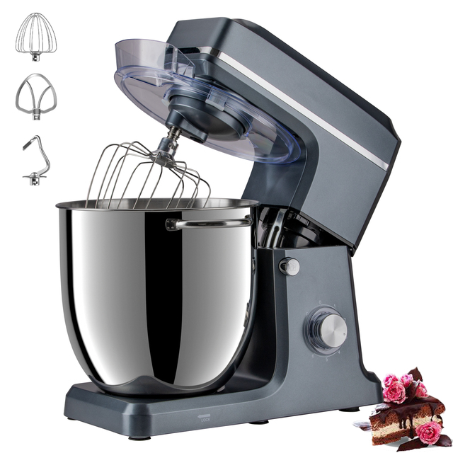 Large Capacity 3 in 1 Kitchen 6.5L 7L 8L 10L 12L Electric Bread Mixer Bakery Dough Mixer Stand Mixers
