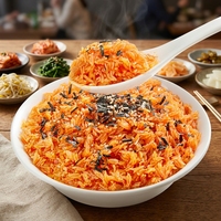 Spicy Turkey Sauce Instant Rice Bowl, Hot Water Cooked 8 Mins Buldak Sauce Flavor Bibimbap Custom Package & Flavor