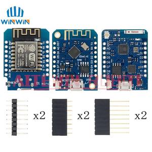 Carte de développement Wi-Fi <span class=keywords><strong>ESP8266</strong></span> ESP-12 ESP-12F CH340G CH340 V2 USB <span class=keywords><strong>WeMos</strong></span> <span class=keywords><strong>D1</strong></span> <span class=keywords><strong>Mini</strong></span> <span class=keywords><strong>PRO</strong></span> V3.0.0 NodeMCU Lua IoT avec fils de liaison - Product Image 1
